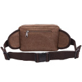 Factory wholesale fashion outdoor lightweight adjustable straps canvas waist bag